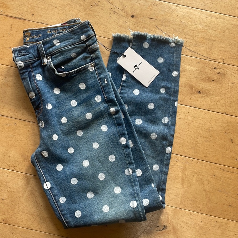 Madewell Polka Dot Skinny Jeans